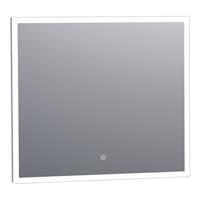 Saniclass Edge spiegel 80x70cm inclusief dimbare LED verlichting met touchscreen schakelaar 3955s