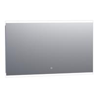 Saniclass spiegel Twinlight 120x70cm met verlichting aluminium 3412s