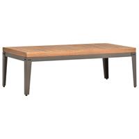 vidaXL Garten-Couchtisch 110×55×35 cm Massivholz Akazie Braun