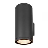 slv LED Wandleuchte Enola in Anthrazit und Transparent 53W 6000lm IP65 rund up and down - 