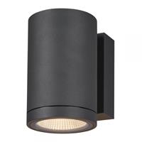 slv LED Wandleuchte Enola in Anthrazit und Transparent 10W 820lm IP65 rund - 