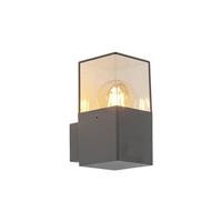 Qazqa Moderne buitenwandlamp Antraciet