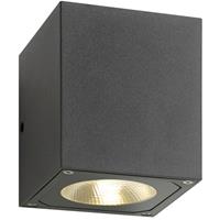 lcd LED Wandleuchte A-282602 aus Aluminium und Floatglas in Graphit