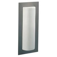 albert Wand- und Deckenleuchte A-290565, LED Platine, Edelstahl, Opalglas, IP44, 350 x150x70mm - 