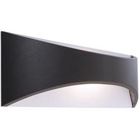 deko-light LED Wandaufbauleuchte Uria in Anthrazit 10W 300mm IP65 - 