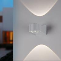 famlights LED Außenwandleuchte Sandro aus Aluminium in Weiß-Matt - 