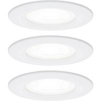 Paulmann 92980 LED-Einbauleuchte 3er Set 19.5W Weiß (matt)