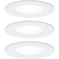 Paulmann 92980 LED-Einbauleuchte 3er Set 19.5W Weiß (matt)