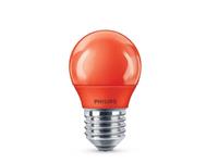 Philips LED-lamp Energielabel C (A++ - E) E27 Kogel 3.1 W = 25 W Rood (Ø x l) 45 mm x 78 mm 1 stuk(s)