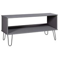 vidaXL Salontafel New York Range massief grenenhout grijs