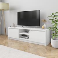 vidaxl TV-Schrank Hochglanz-Weiß 120×30×35,5 cm Spanplatte