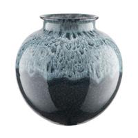 Butlers AQUARELLE Vase H 20cm petrol