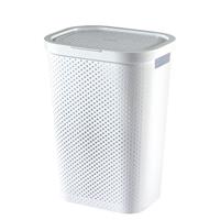 Curver wasmand Infinity dots wit 60L - 100% recycled