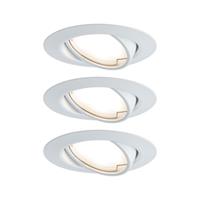 Paulmann Inbouwspot Led Coin Base Kantelbaar Wit 3x5w