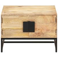 vidaXL Salontafel 67x67x45 cm massief mangohout