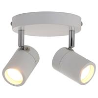 Steinhauer Upround LED - Spot 2-L. GU10 IP44 - Wit