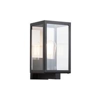 QAZQA Wandlamp buiten rotterdam - Zwart - Modern - L 210mm