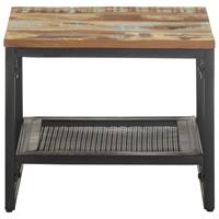 vidaxl Bijzettafel 40x40x35 cm massief gerecycled hout
