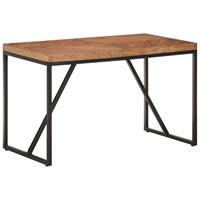 vidaXL Eettafel 120x60x76 cm massief acaciahout en mangohout