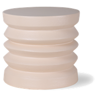 HKliving Bijzettafel Stone Cream 36 x Ø38