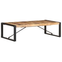 vidaXL Salontafel 140x70x40 cm ruw mangohout