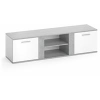 VICCO TV Lowboard NOVELLI Sideboard Weiß Beton Fernsehschrank Fernsehtisch