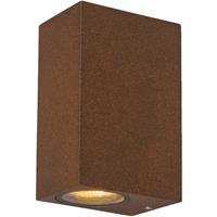 QAZQA Industriewandleuchte rostbraun IP44 - Baleno II - 