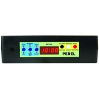 Perel Klok met timer zwart