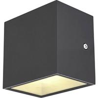 SLV SITRA CUBE 1002032 LED-buitenlamp (wand) 10 W Antraciet