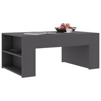 vidaXL Salontafel 100x60x42 cm spaanplaat grijs