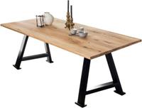 SIT Esstisch in verschiedenen Größen braun/schwarz Gr. 100 x 180