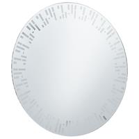 VidaXL Badezimmerspiegel mit LED 70 cm Silber