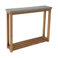 Butlers CONCRETE Konsole mit Zementplatte Beistelltische grau