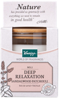 Kneipp Geurkaars sandelhout-patchouli/deep relaxation 1 stuk