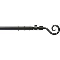 LIEDECO Teleskop-Gardinenstange Mykene, Ø 20 mm, ausziehbar, Länge 130-240 cm - 