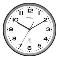 Techno Line WT 8500-2silber Funk Wanduhr 30cm x 4.1cm Silber