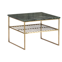 Wants&Needs Furniture Salontafel Dian Marble Groen Goud 40 x 55 x 55