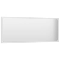 VIDAXL Badspiegel Hochglanz-Weiß 100x1,5x37 cm Spanplatte - 