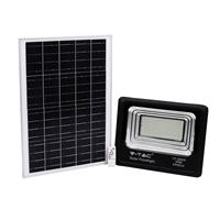 V-tac VT-100W Solar schijnwerper met zonnepaneel - 2450 Lm - 4000K - Zwart