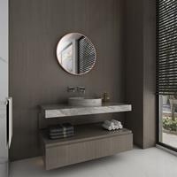 TALOS Noble Ø 60 cm - hochwertiger Aluminiumrahmen mit Kupferfarben Lackierung