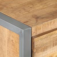vidaXL Nachtkastje 40x30x50 cm ruw mangohout