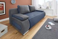 Collection Ab Schlafsofa, mit Federkern, inklusive Bettfunktion und Bettkasten, mit losen Armlehn- und Rückenkissen, frei im Raum stellbar
