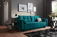 Collection Ab Schlafsofa, inklusive Bettfunktion, Bettkasten, Federkern und loser Rücken- und Zierkissen, frei im Raum stellbar