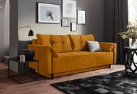 Collection Ab Schlafsofa, inklusive Bettfunktion, Bettkasten, Federkern und loser Rücken- und Zierkissen, frei im Raum stellbar