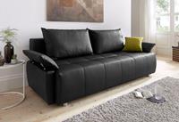 Collection Ab Schlafsofa, mit Federkern, Bettfunktion und Bettkasten, inklusive 2 Rücken- und 1 Zierkissen, frei im Raum stellbar
