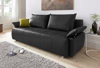 Collection Ab Schlafsofa, mit Federkern, Bettfunktion und Bettkasten, inklusive 2 Rücken- und 1 Zierkissen, frei im Raum stellbar