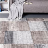 THEKO Vloerkleed MONTANA LUXURY 928-15 Handgeweven vloerkleed, zijde-look, lichte glans, 100% viscose, met de hand geweven