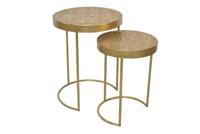 Yomonda Beistelltisch-Set Edda gold