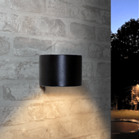 Solar LED wandlamp op zonne energie Sven rond