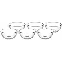 GLASKOCH B. KOCH JR. GMBH + CO. KG Leonardo Cucina Schale 6er Set, Schüssel, Schälchen, Dekoration, Glas, Ø 10 cm, 100 ml, 66325